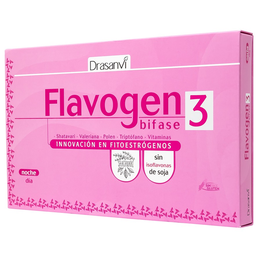 Drasanvi Flavogen Bifase 3 para la menopausia en cápsulas