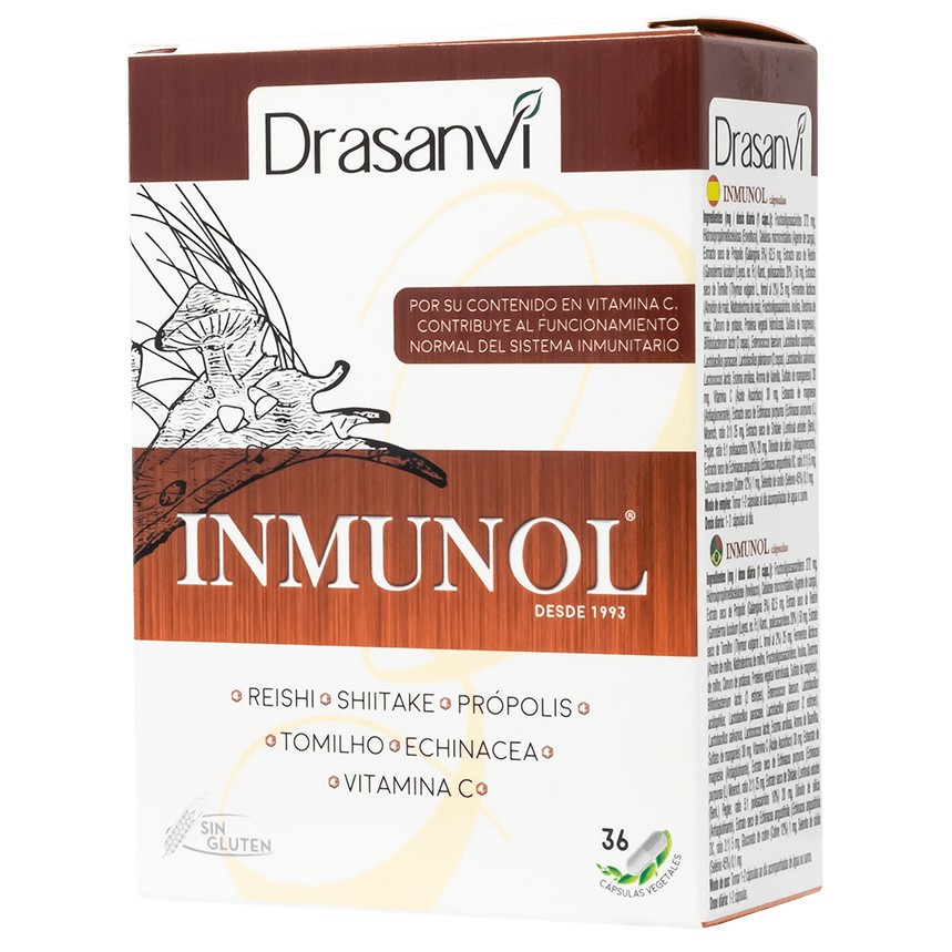 Drasanvi Inmunol suplemento dietético para el sistema inmunitario 36 cápsulas Vegetales