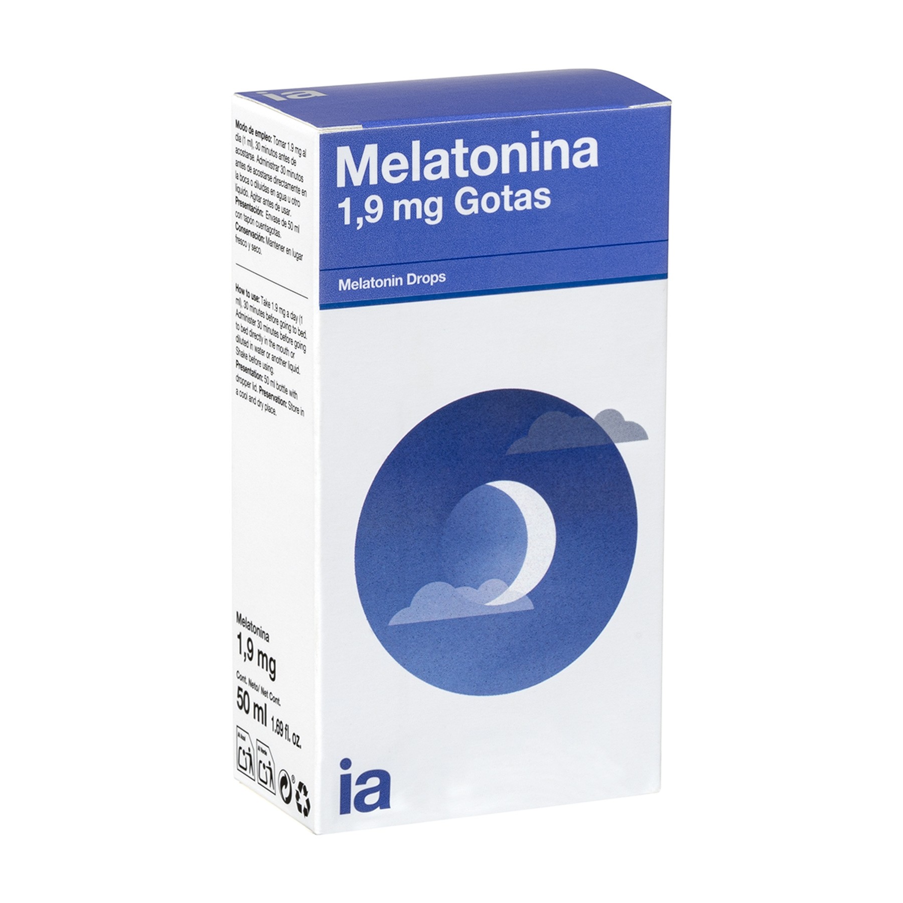 Interapothek nutrición melatonina gotas 1,9mg 50ml